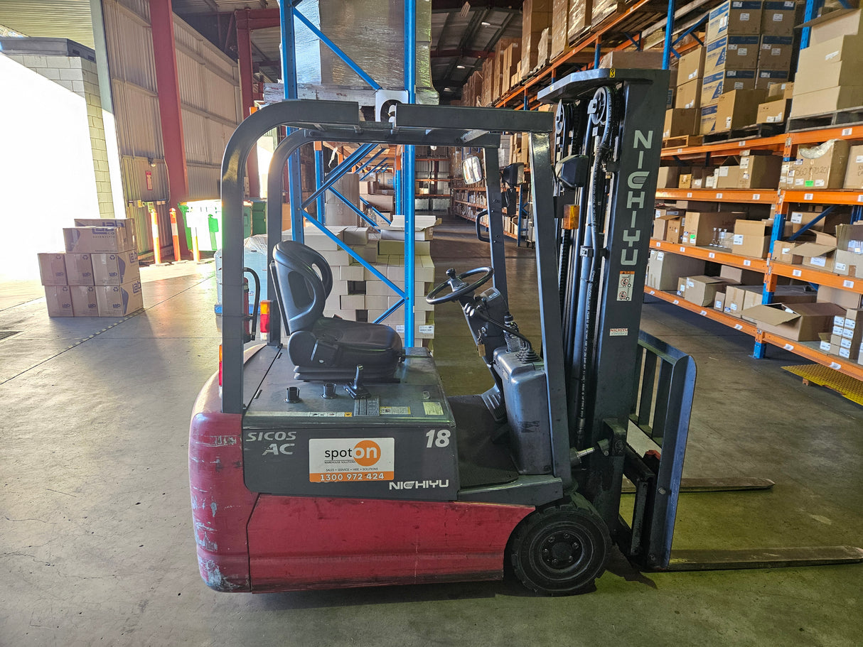[Used] NICHIYU - 1.8T Counterbalance Forklift - SN: 216AF0142 (Lead-acid)