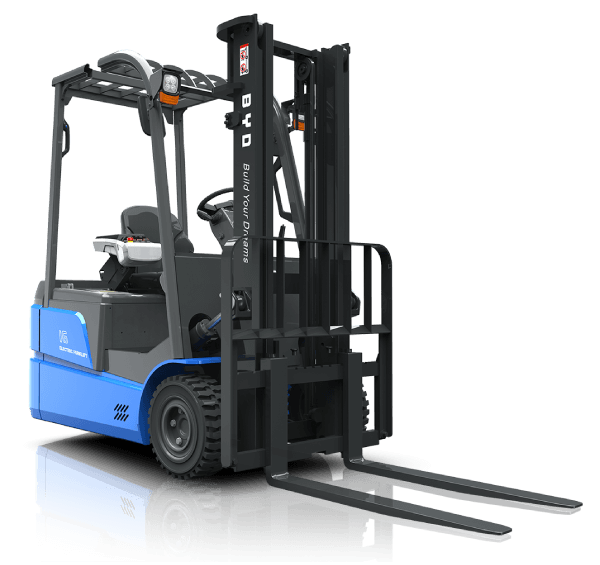 [BYD] ECB16 - 1.6 Tonne 3-Wheel Heavy-Duty Counterbalance Forklift (Lithium)