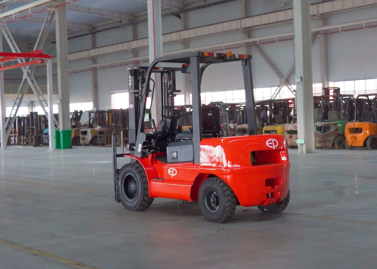 Re-manufactured lithium forklift