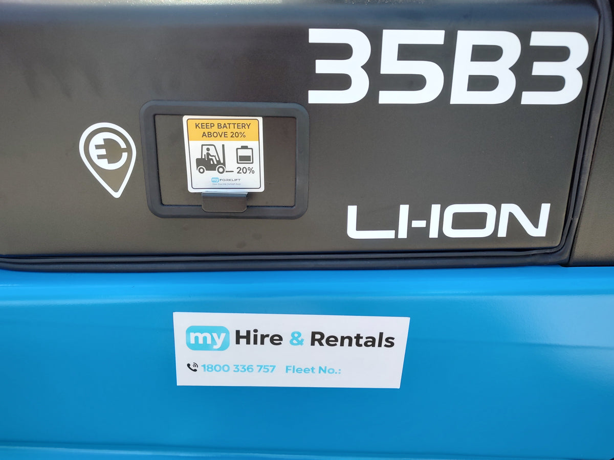 [EP] Rental - 3.5 Tonne Counterbalance Forklift (Lithium)