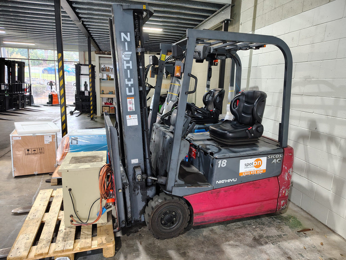 [Used] NICHIYU - 1.8T Counterbalance Forklift - SN: 216AF0142 (Lead-acid)